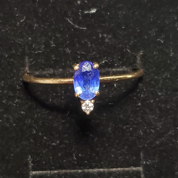 14K Gold Sapphire/Diamond Ring, 10 - Picture 1 of 14
